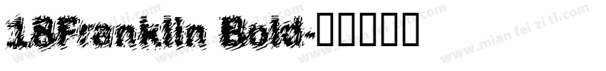 18Franklin Bold字体转换